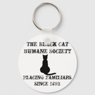De Black Cat Humane Society Sleutelhanger