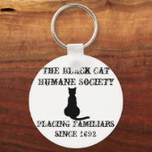 De Black Cat Humane Society Sleutelhanger (Voorkant)