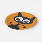 De Black Cat Paper Borden Papieren Bordje (Gekanteld)