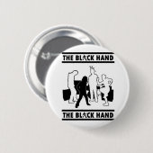 De Black Hand Cutouts Ronde Button 5,7 Cm (Voorkant /achterkant)