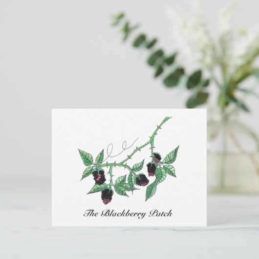 De BlackBerry Patch...Briefkaart Briefkaart (Staand voorkant)