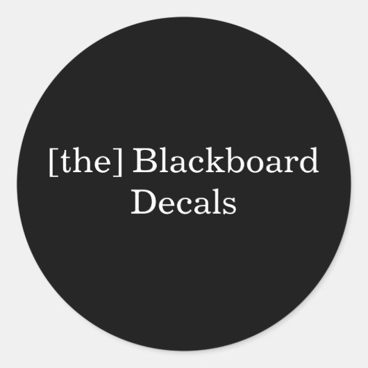 [de] Blackboard Decals Sticker (Voorkant)