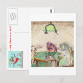 De Blackjack-spelers Briefkaart (Voorkant / Achterkant)