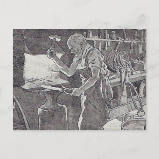 De Blacksmith Briefkaart (Voorkant)