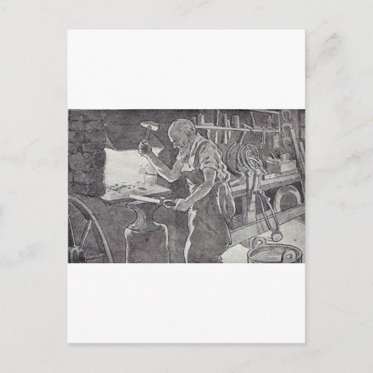 De Blacksmith Briefkaart (Voorkant)