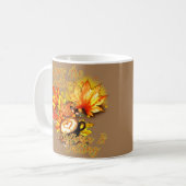 De bladeren vallen... De herfst roept Koffiemok (Voorkant links)