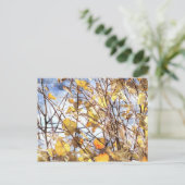 De Bladeren van de herfst Briefkaart (Staand voorkant)