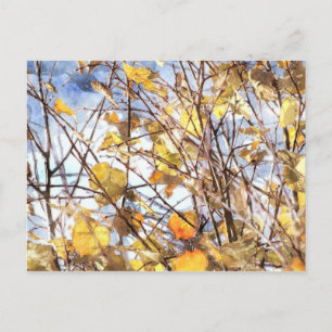 De Bladeren van de herfst Briefkaart