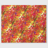 De bladeren van de Herfst Cadeaupapier (Vlak)