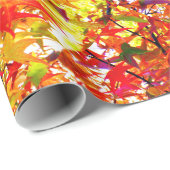 De bladeren van de Herfst Cadeaupapier (Rol Hoek)