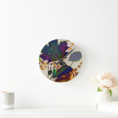 De Bladeren van de herfst in Koninklijke Kleuren Ronde Klok (Huis)