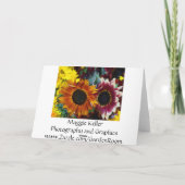 De Bladeren van de herfst - Kaart (Achterkant)