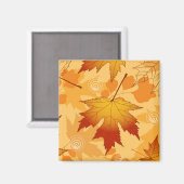 De bladeren van de herfst magneet (Voorkant / Achterkant)