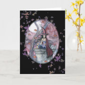 De Bladeren van de Herfst van de Kaart van de Kat (Gele Bloem)