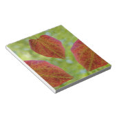 De bladeren van de liefde van natuur notitieblok (Schuin)