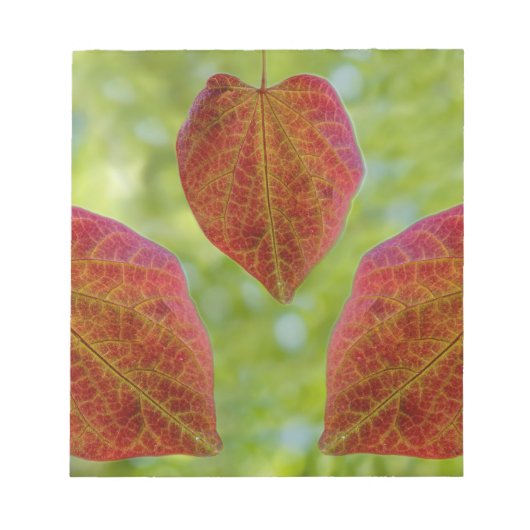 De bladeren van de liefde van natuur notitieblok (Voorkant)