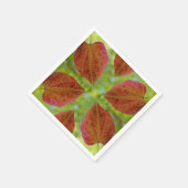 De bladeren van de liefde van natuur servet (Hoek)
