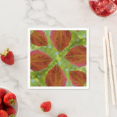 De bladeren van de liefde van natuur servet (Insitu)