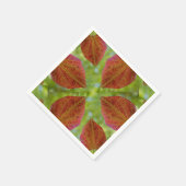 De bladeren van de liefde van natuur servet (Hoek)