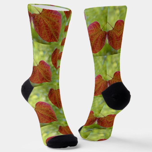 De bladeren van de liefde van natuur sokken (Gebogen)