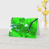 De bladeren van de vijgeboom kaart (Gele Bloem)