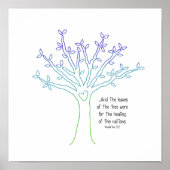 De bladeren van het boom-Poster Poster (Voorkant)