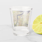 De bladeren veranderen shot glas (Achterkant)