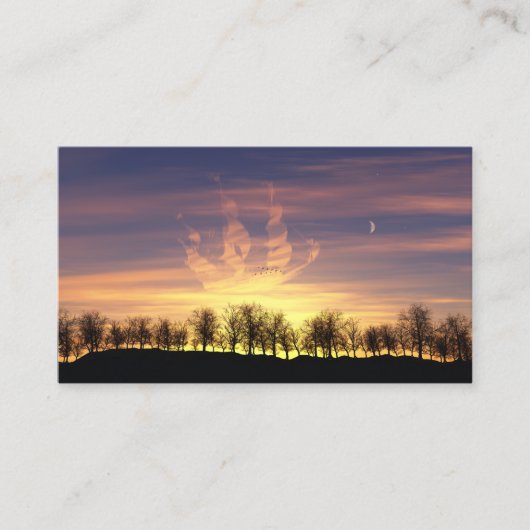 De Bladwijzer van het Night Sky-gebouw Visitekaartje (Voorkant)