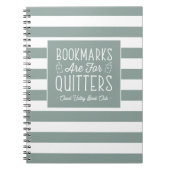 De bladwijzer zijn voor geschikten gepersonaliseer notitieboek (Voorkant)