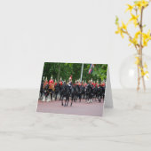 De blanco kaart met cavalerie-band voor huishoudel (Gele Bloem)