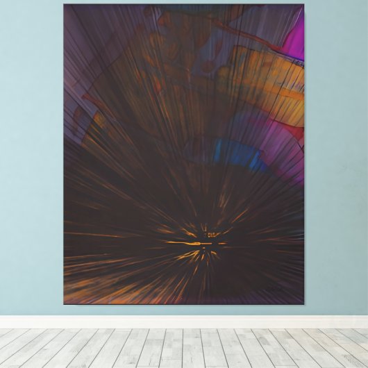 De Blast Canvas Afdruk (Insitu (Houten vloer))