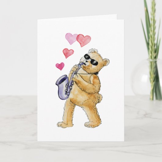 De blauw dragen feestdagen kaart (Voorkant)