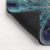 De blauw Mousepad Muismat (Hoek)