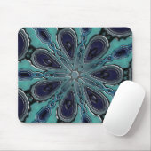 De blauw Mousepad Muismat (Met muis)
