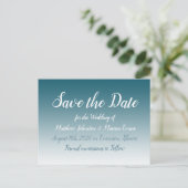 De Blauw van de lei Gepersonaliseerd sparen het Br Briefkaart (Staand voorkant)