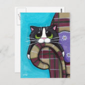 De Blauw van de Ochtend van de maandag - het Briefkaart (Voorkant / Achterkant)