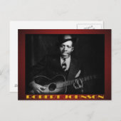 De blauw van Robert Johnson Postcard Briefkaart (Voorkant / Achterkant)
