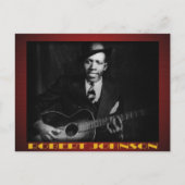 De blauw van Robert Johnson Postcard Briefkaart (Voorkant)