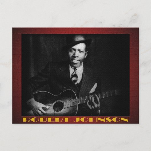 De blauw van Robert Johnson Postcard Briefkaart (Voorkant)