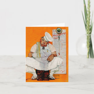 De Blauw van thanksgiving day Feestdagen Kaart