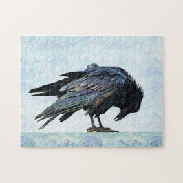 De blauwdruk legpuzzel