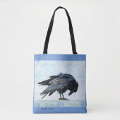 De blauwdruk tote bag (Voorkant)