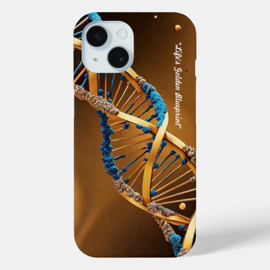 De blauwdruk van het leven Case-Mate iPhone case (Achterkant)