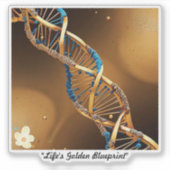 De blauwdruk van het leven onthuld sticker (Voorkant)