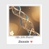 De blauwdruk van het leven onthuld sticker (Vel)