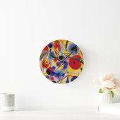 De Blauwe 10 Abstract Ontmoet Rode 6 Ronde Klok (Huis)
