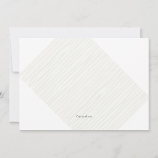 De blauwe Aankondiging van de Foto van het Lint (Achterkant)