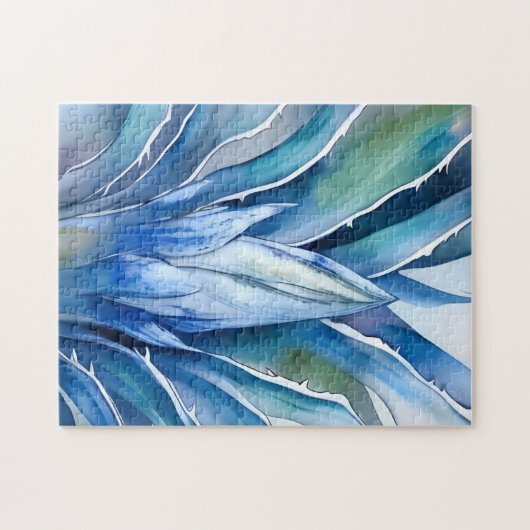 De blauwe Agave Legpuzzel (Horizontaal)