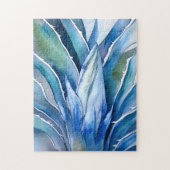 De blauwe Agave Legpuzzel (Verticaal)
