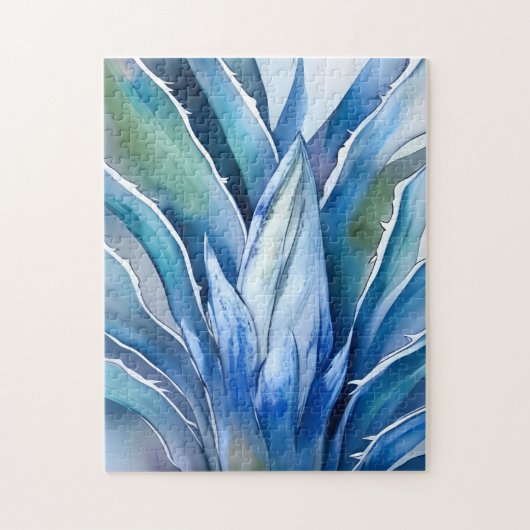 De blauwe Agave Legpuzzel (Verticaal)